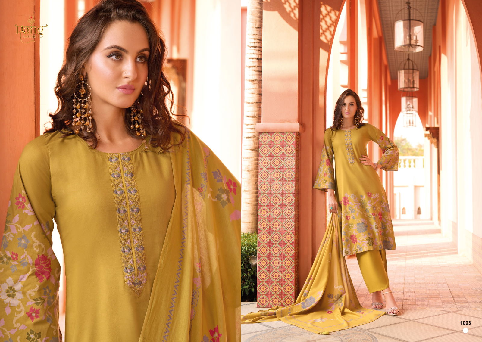 Freesia By Rang Swiss Lawn Cambric Salwar Kameez Wholesalers In Delhi